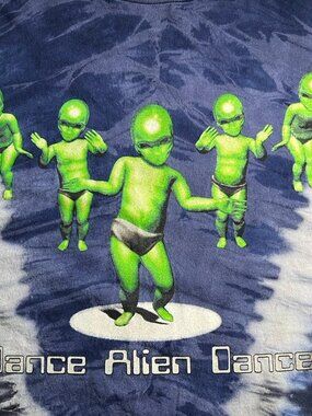 90s Alien Workshop Tie-Dye Dance Alien Dance Long Sleeve